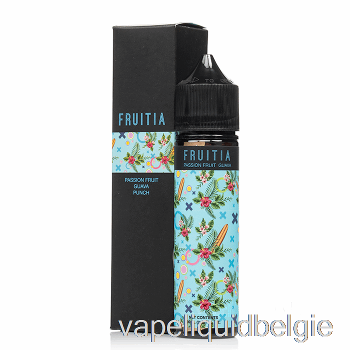 Vape België Passievrucht Guave Punch - Fruitia - 60ml 3mg